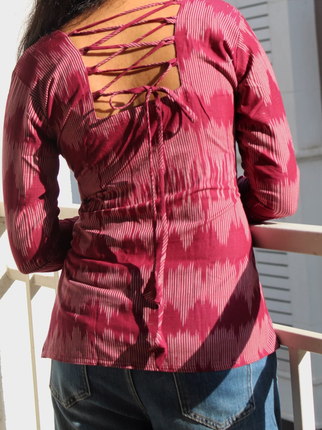 Arunima — the corded lace-up back